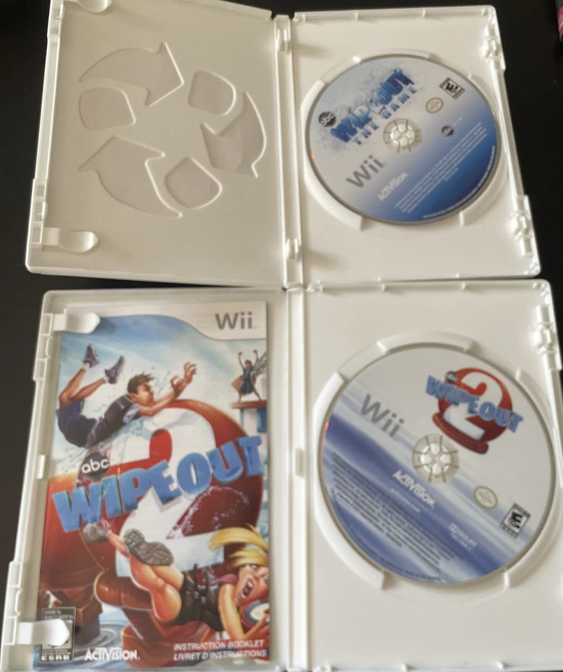Wipeout The Game [1] + Wipeout 2 (Nintendo Wii) Paquete/Set ~ Probado ~ ¡Envío rápido! Foto 3 de 3