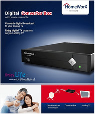 Medisonic Homeworx digital converter box with analog pass-through HW100STB ATC n