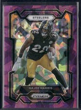 2023 Panini Prizm Najee Harris Purple Ice Prizm 217/225 #252 Pittsburgh Steelers