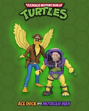 NECA Teenage Mutant Ninja Turtles Ace Duck & Mutagen Man Figure 2 Pack TMNT NEW