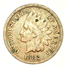 1882 Indian Head Cent – VG9 Details – Environmental Damage (ED) – U.S. One Cent