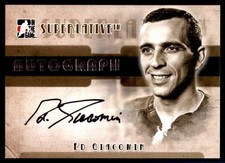 2007-08 ITG Superlative Autoographs Silver Ed Giacomin Auto /50 #A-EG