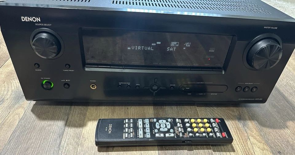 Denon AVR-590 - 5.1 Ch HDMI Home Theater Surround Sound Receiver Stereo System  - Image 4 of 4