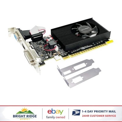 Nvidia Geforce 210 Video Card for Gaming and Editing with PCI Express Interface