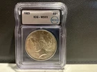 1923 Peace Dollar ICG MS63 Silver $1 Coin, Cert# 9385911001