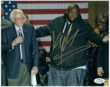 Killer Mike Signed Autographed 8x10 Photo with Bernie Sanders ACOA