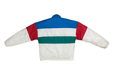 Ocean Pacific XL Puffer Jacket Vintage Retro 80s Skiing Red White