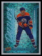2024-25 Upper Deck #DZ-52 Zach Hyman Dazzlers Blue Edmonton Oilers