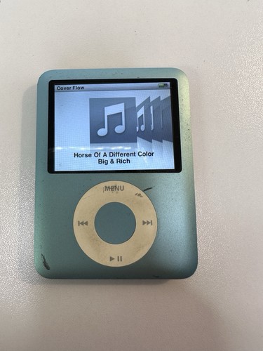 Apple iPod Nano 3rd Gen  8GB – Blue – Tested