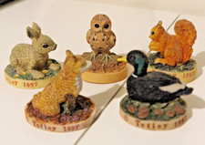 Collection Of Tetley Figurines Collectable Animals x 5 Tea Decorative