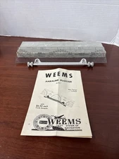 Vtg Weems Paraline Plotter Model 1 With Box + Manual