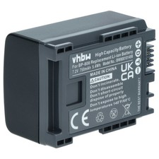 Batteria per Canon Legria HF S100 HF S20 HF M41 HF M46 HF S10 HF S11 750mAh 7,2V