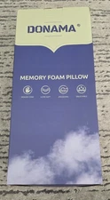 DONAMA Cervical Pillows for Neck and Shoulder, Memory Foam - Queen/NEW - 2 PACK