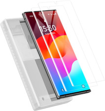 Screen Protector for Galaxy S23 Ultra, 2 Pack PET Film Not Glass ,Hd Clear,Auto