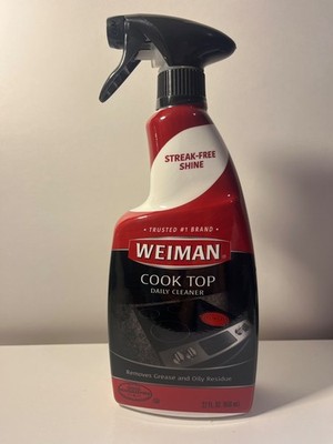 WEIMAN Glass Ceramic Stove Top DAILY CLEANER Polish Shine Protect RANGE TOP 22oz