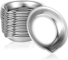 18Pcs Small Round Paint Trays, Painting Color Palette Paint Mixing Cups 2-inch S