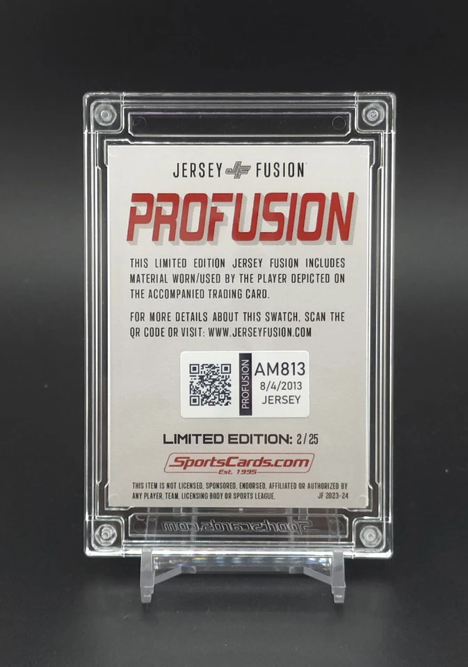 Jersey Fusion Lmtd 2023 Edición - Topps Allen & Ginter - Andrew McCutchen /25 Foto 3 de 4