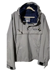 VTG Remington Rain Jacket Gore-Tex Mens Size XL USA Hooded Gray Outdoors READ