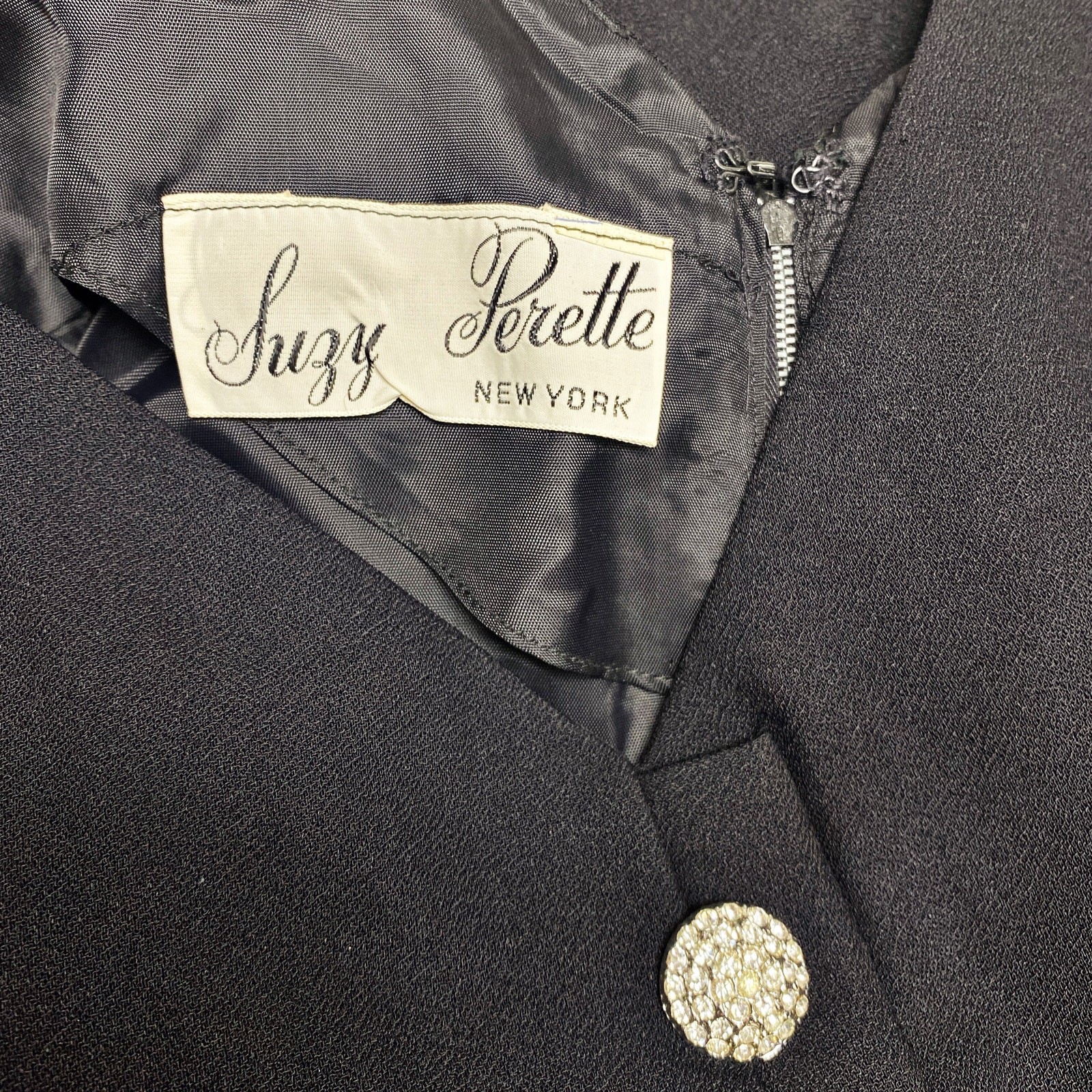 Vintage Suzy Perette Womens Black Formal Cocktail… - image 6