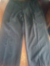 Men's Black Tuxedo W/ Satin Stripe 38" Waist Long Rise NoTags