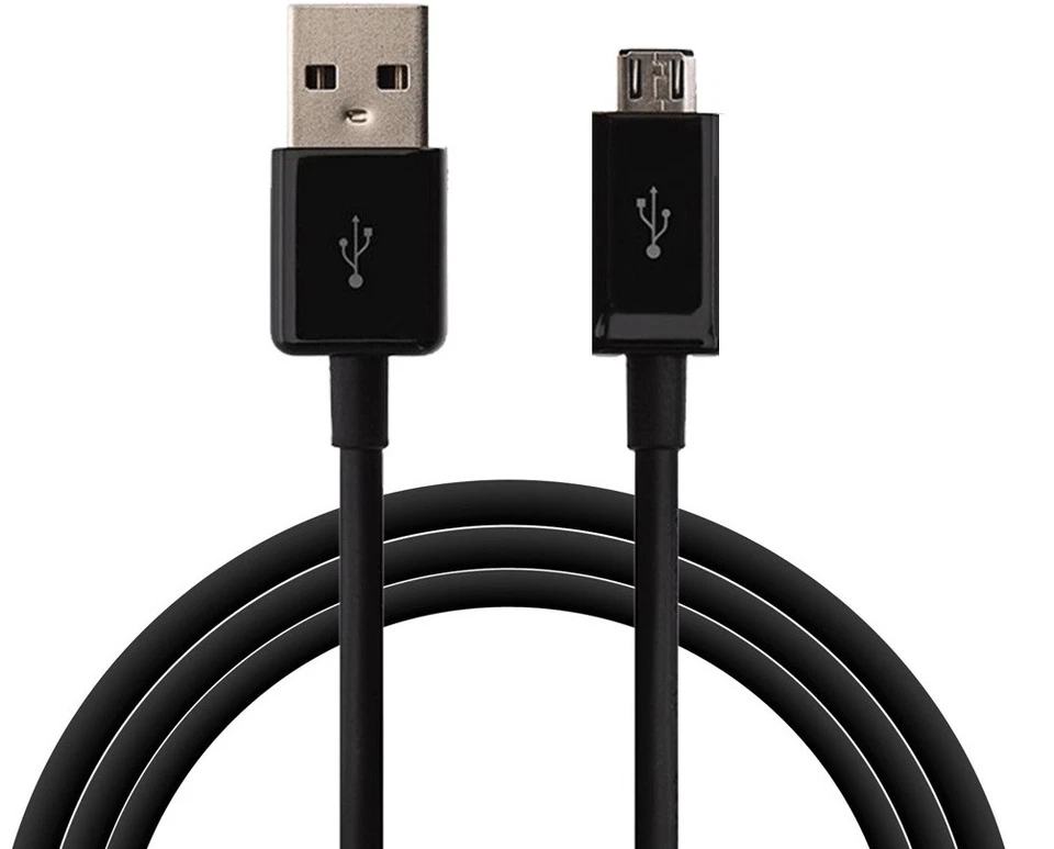 Ladekabel für Samsung Galaxy A1 A3 A5 A7 J1 J3 J5 J7 2016 Datenkabel schwarz - Bild 1 von 1