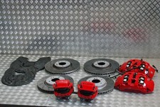 MERCEDES G CLASS 63 AMG BRAKE CALIPERS ROTORS SET OEM RED W463/W464