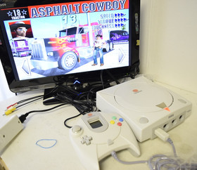 SEGA DreamCast Console BOX Manual EIGNTEEN WHEELER tested From Japan