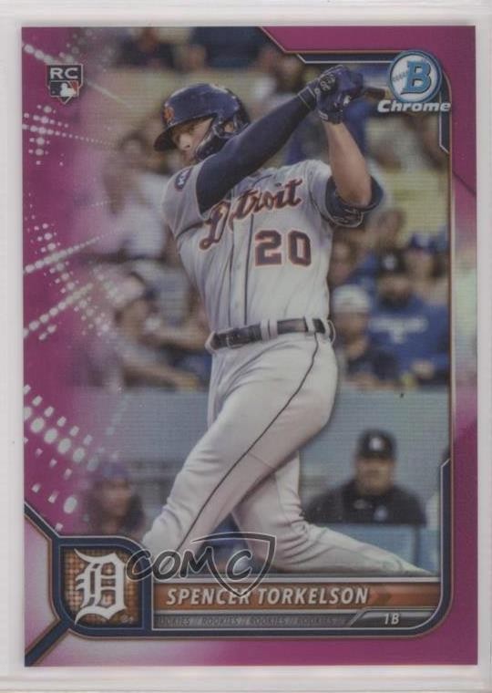 2022 Bowman Chrome Fuchsia Refractor 134/299 Spencer Torkelson #53 0w27