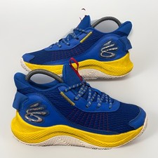 Under Armor Curry 3Z7 Royal Taxi GS Size 4.5Y