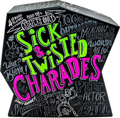 Sick & Twisted Charades Party Game for Adults Age 18 & up - 1,000 Outrageous, Sa