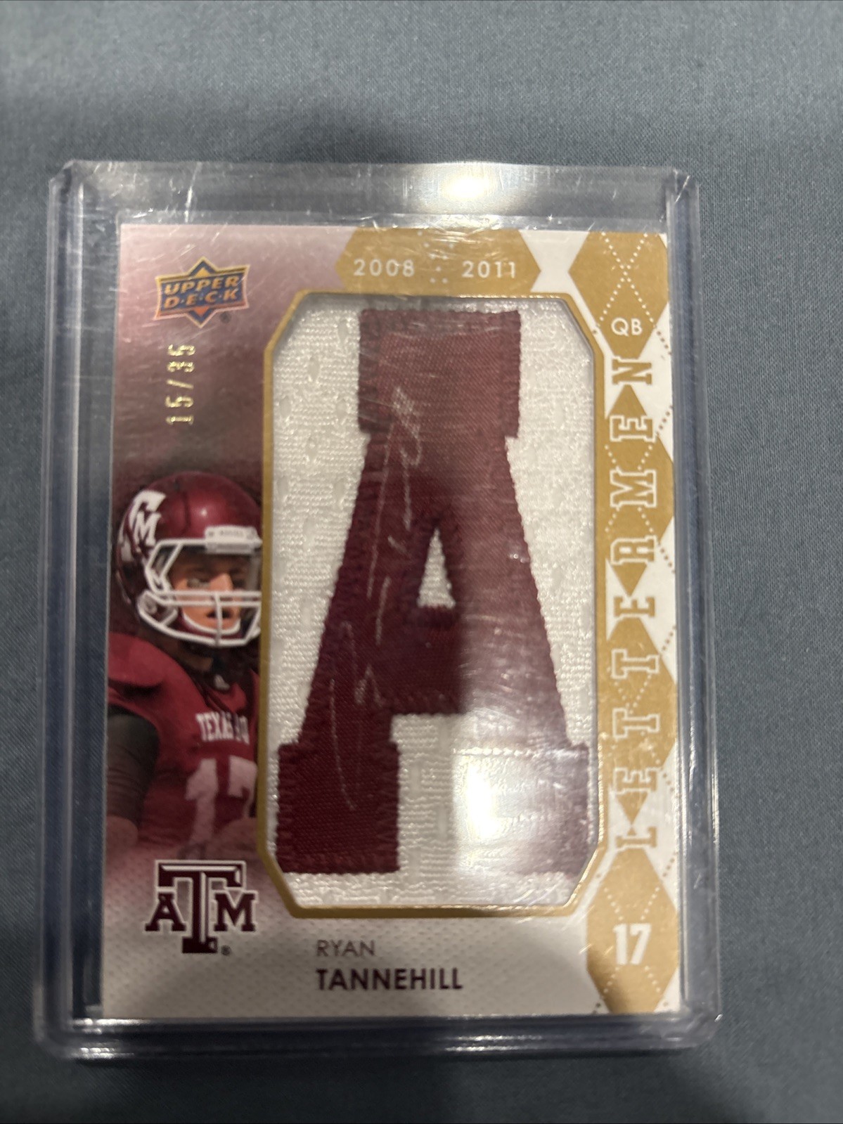 Ryan Tannehill Upper Deck Rookie Lettermen Autograph #RLRT Base