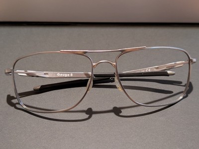 Oakley Gauge 8 Sunglasses Frames Only - Matte Silver OO4124-0762