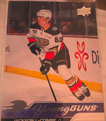 2023-24 Upper Deck Young Guns Jackson LaCombe #456 rookie card