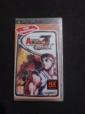 STREET FIGHTER ALPHA 3 MAX ESSENTIAL Sony PSP PlayStation Portable PAL ITA Neu