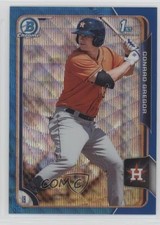 2015 Bowman Chrome Prospects Blue Wave Refractor Conrad Gregor #BCP55 2vk