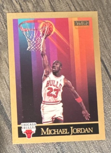 Michael Jordan Chicago Bulls NBA 1990 SkyBox Set Trading Card #41