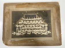 The Royal Welsh Welch Fusiliers Gymnasium Team Black & White Photograph Mounted 