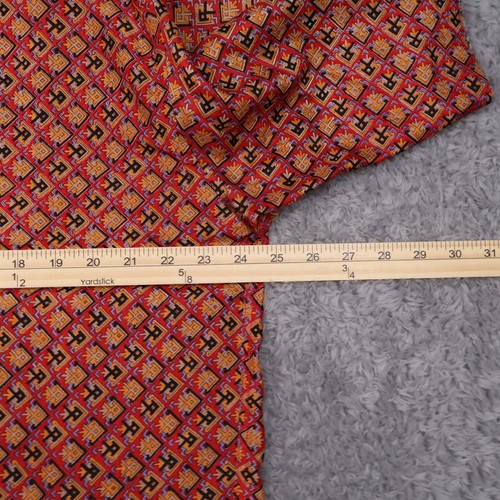 Vintage Van Heusen Shirt Mens Size 42 Queen London England 100% Silk (AS IS) - Picture 13 of 15