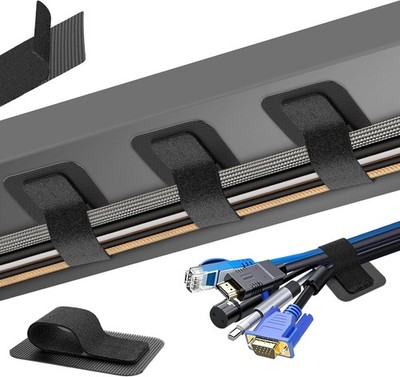 Cable Management Under Desk, 【Up to 15 Cord】【Enhanced Wire Holder】 Cord