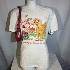 Strawberry Shortcake Honey Pie Pony Graphic Tee Medium Y2K Style