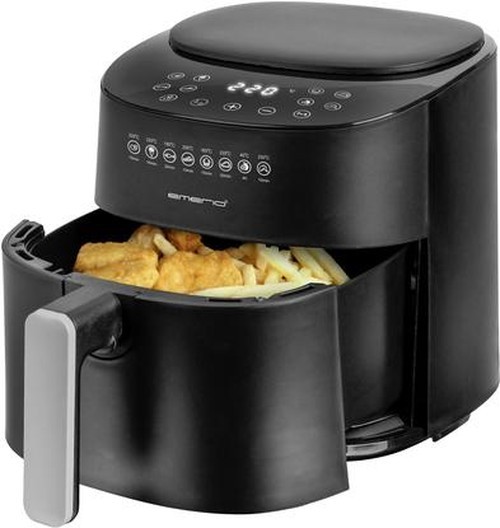 Friggitrice ad aria calda Friggitrice intelligente 45 L nera fredda