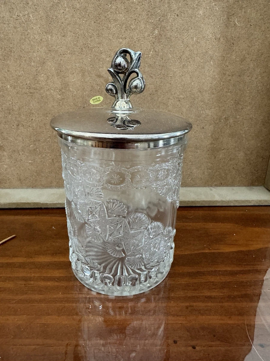 アンティーク　ピクルスジャー　ヴィンテージ　シルバートング付 Antique Pickle Jar Other US Silver-Plated Antiques for sale | eBay