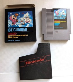 Nintendo NES Ice Climber PAL OVP + Inlay | Rare 5-Screw Modul Version No Barcode