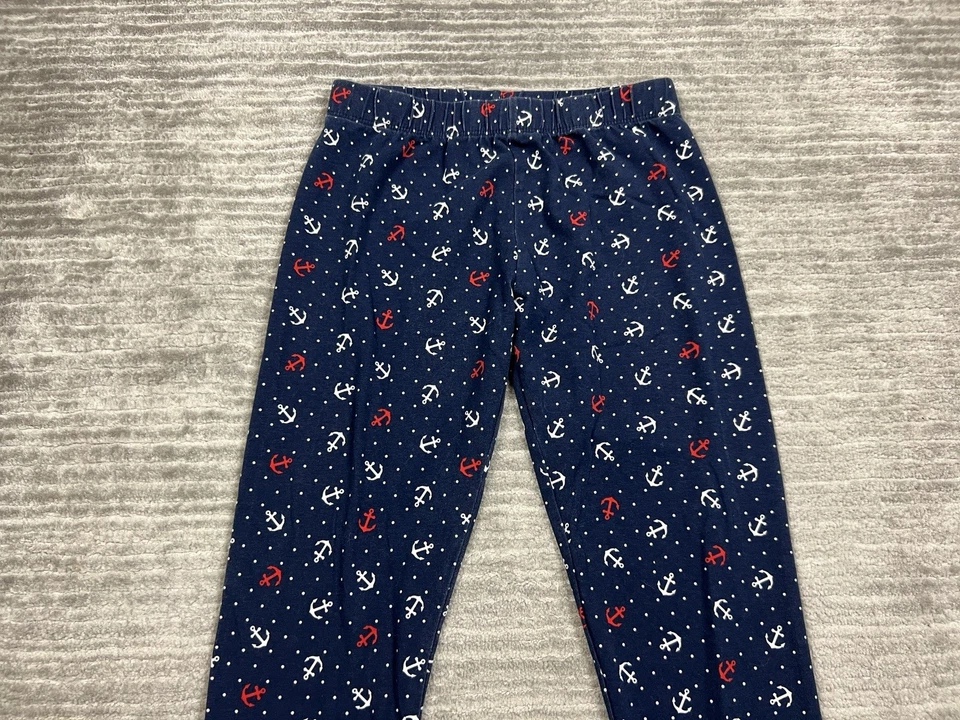 Leggings No Boundaries Juniors Pequeños Azul Patrón Ancla Capri Pull On Foto 2 de 4