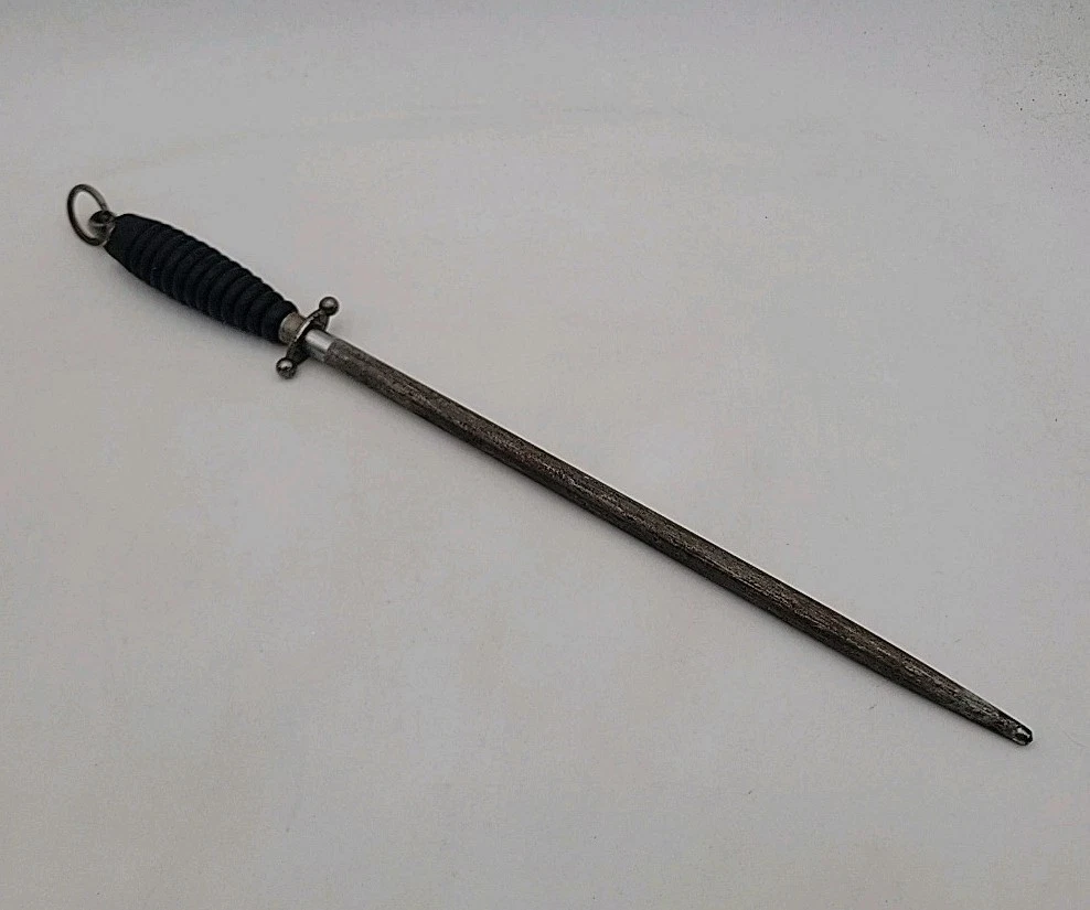 Vintage Ludwig Schiff Knife Sharpening Honing Steel 14" Solingen Germany
Opens in a new window or ta