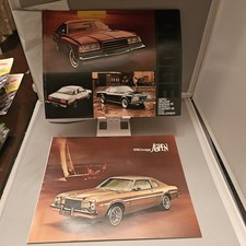 1978 Dodge Aspen Vintage Dealership Sale Brochure Pamphlet Lot Of 2