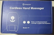 Kingjoy Cordless Hand Massager with Heat and Compression