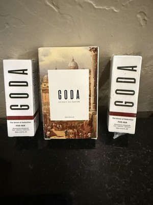 Goda Bundle- Conquerer Parfum 1.01 Fl Oz & 2 Sense of seduction Pheromone Oils