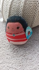 New Squishmallow Moana 7" Disney Kellytoy NWT Toy Soft Plush 2021