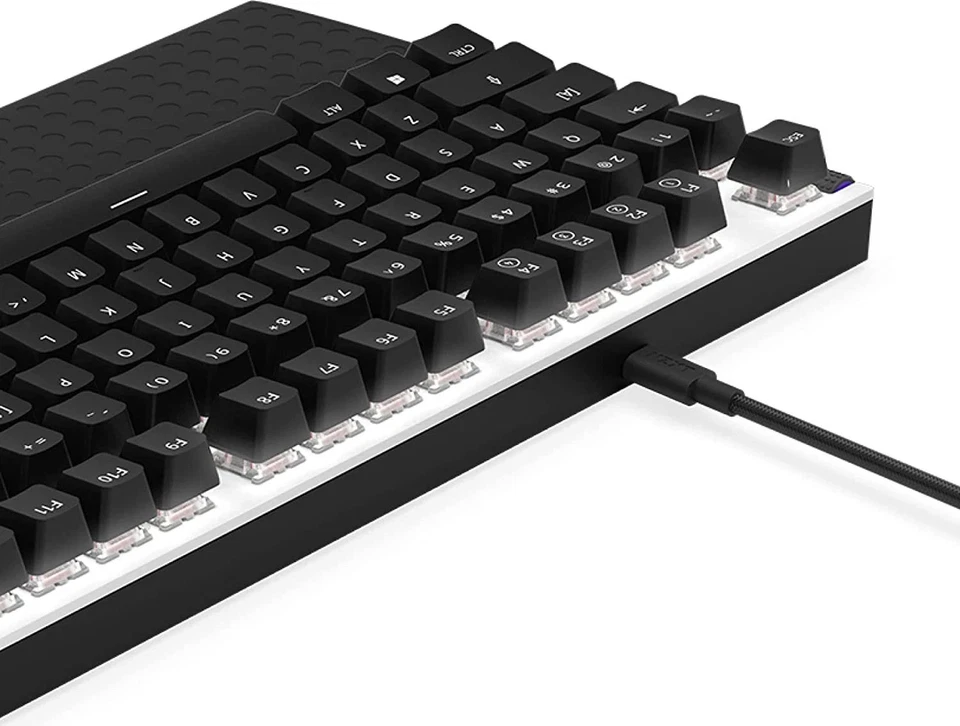 NZXT Function, matt weiß, LEDs RGB, Gateron RED - Bild 4 von 4